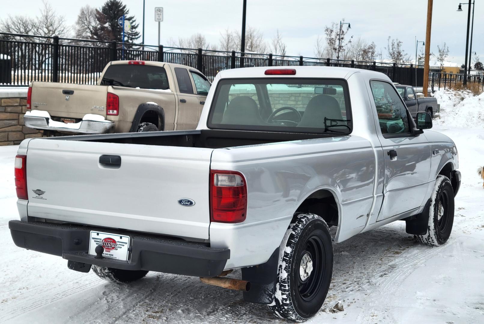 2003 Silver /Black Ford Ranger XL (1FTYR10D63P) with an 2.3L I4 engine, 5 Speed Manual transmission, located at 450 N Russell, Missoula, MT, 59801, (406) 543-6600, 46.874496, -114.017433 - One Owner. Great running 2WD Truck. 5 Speed manual Transmission. Air Conditioning. Bed Liner. This vehicle is 20 years old and is not eligible for lending through our finance companies. - Photo#5